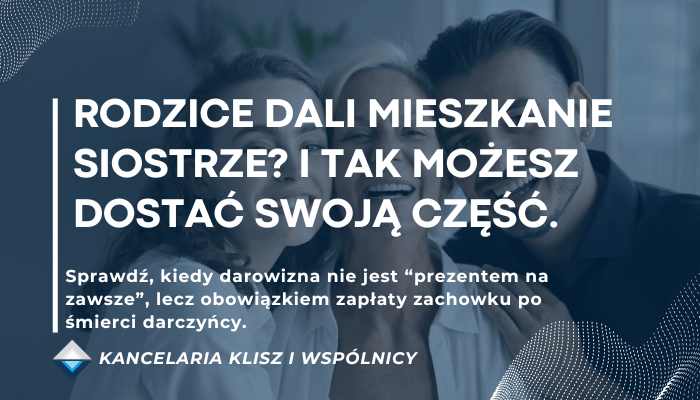 darowizna a zachowek